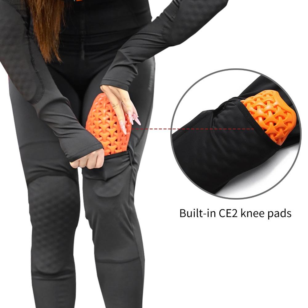 WOSAWE Women Motorcycle Protective Jacket Pants Set CE Soft Armor Summer Motorbike Full Body Riding Gear for Motocross Touring