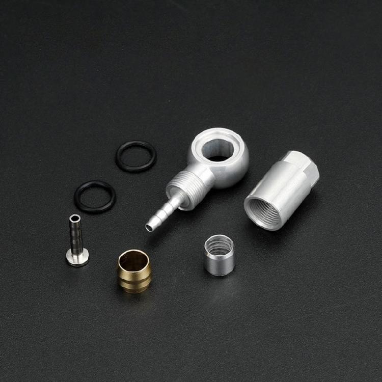 Flexible Hose Fitting Connectors Suit Bike Brake Line Connectors Applicable Professional Cycling Brake Part