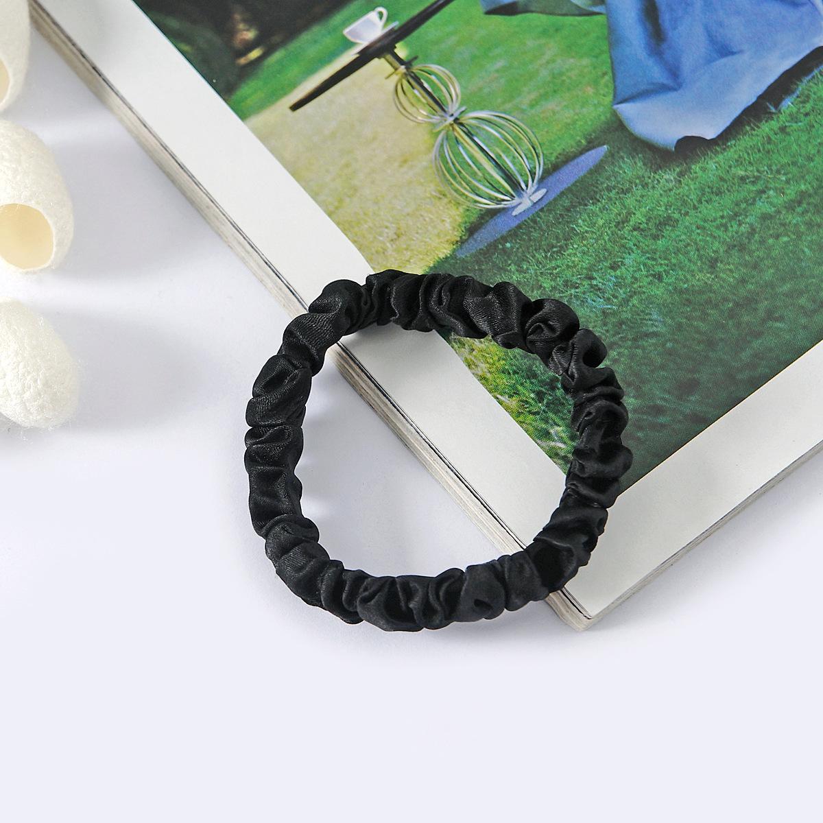 

Резинки для волос из чистого тутового шелка - Элегантные, простые аксессуары для пучков и причесок