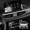 1PCS Car Interior Accessory For Kia Morning Picanto 2018- LHD Dashboard Middle Air Conditioner Vent Cover Trim ABS Material