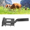 Spazzola per la muta del bestiame Sollievo dal prurito Spazzola in metallo per peli di mucca Strumenti per la toelettatura con impugnatura morbida per cavalli, bovini, pecore