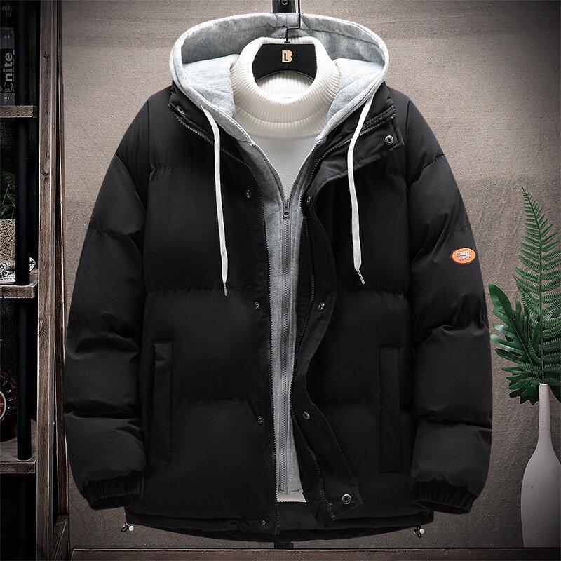 Padded Jacket Men's Winter Thickened Warm Bread Jacket Padded Jacket