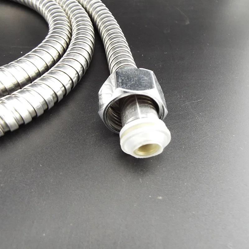 Flexible Shower Hose Tube 1.5/2/3m Long for Home Bathroom Shower Water Hose Extension Plumbing Pipe Pulling Stainless Steel