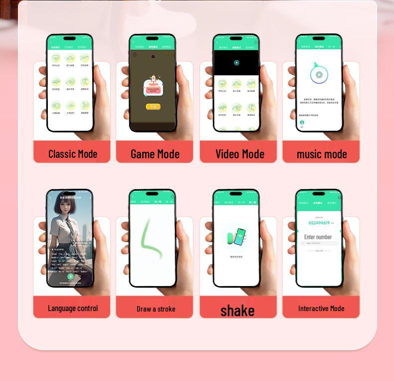 Mano Wearable Couple's Vibrator with App Control for Flirting and Fun