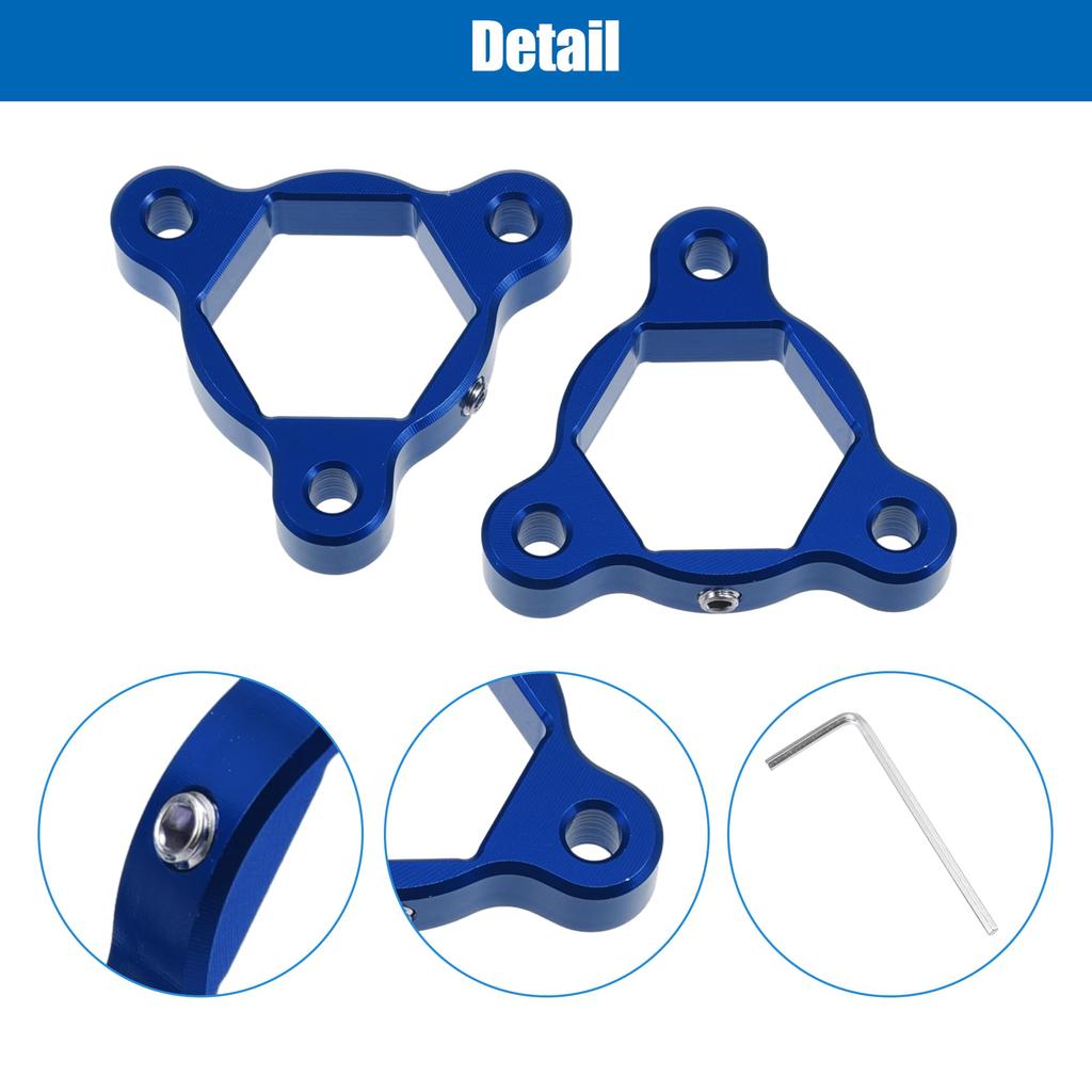 ACROPIX 22mm Blue Aluminum Alloy Racing Motorcycle Rider C N C Fork Preload Adjuster