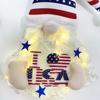 New Independence Theme Wall Hangings Front Door Wall Decorations Faceless Man Independence Day Decorations