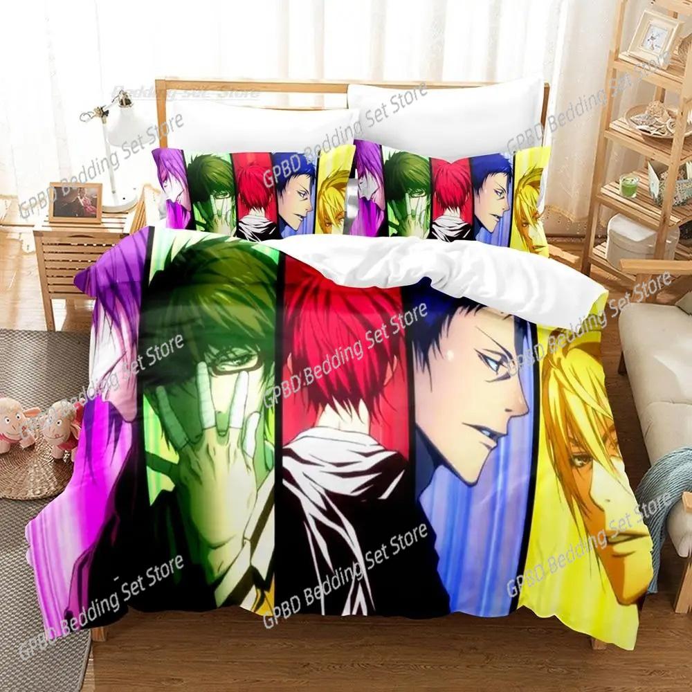 Cartoon Kuroko's Basketball 3D Bedding Set Duvet Cover Pillowcases Single Twin Full Queen King Size Home Decor Quilt Boys Gift