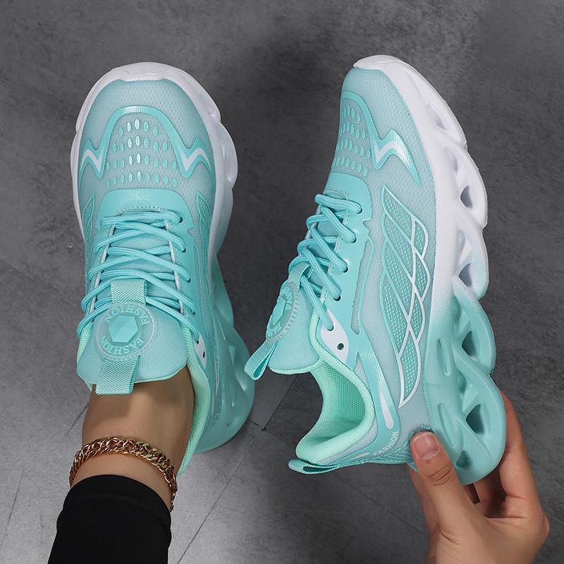 Modne Codzienne Siatkowe Buty do Biegania w Koreańskim Stylu dla Par - Oddychające, Uniwersalne Sneakersy na Każdą Porę Roku