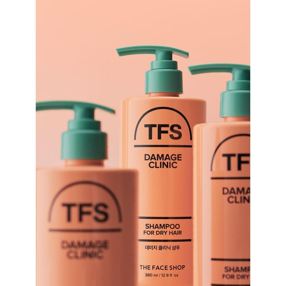 The Face Shop Шампунь для поврежденных волос Damage Clinic 380 мл 1ea