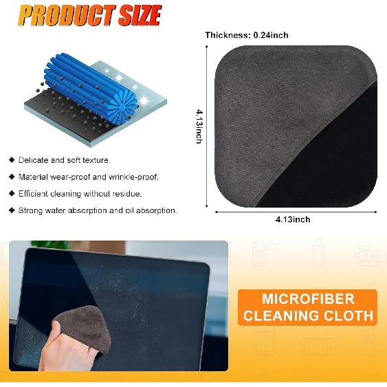 SuperKaKa Car Screen Cleaner- Vehicle Touchscreen Microfiber Cleaning Cloth, Touch Screens Clean Wipes Cars Interior Accessories Universal for Tesla