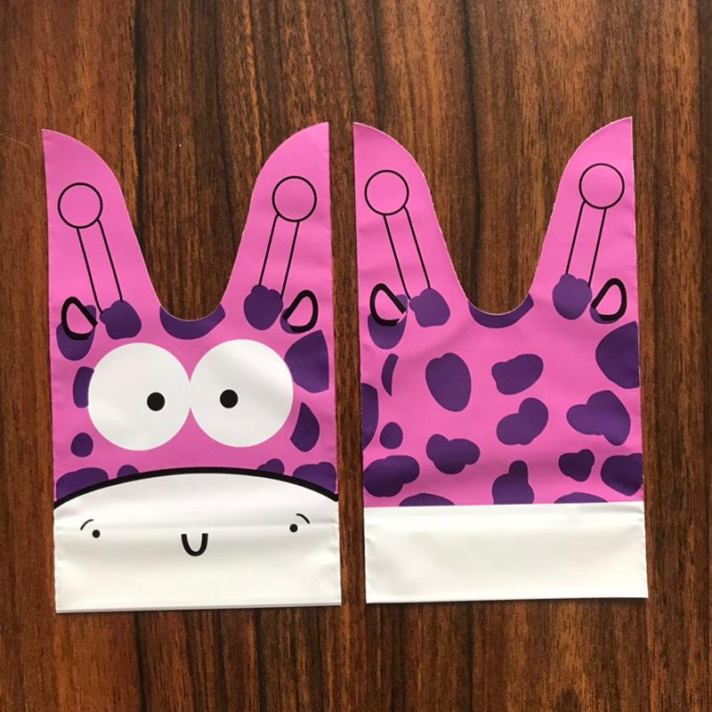 Children's Day Gift Bag: Snowflake Crisps, Snacks, Biscuits, Candy Rabbit Ear Packaging