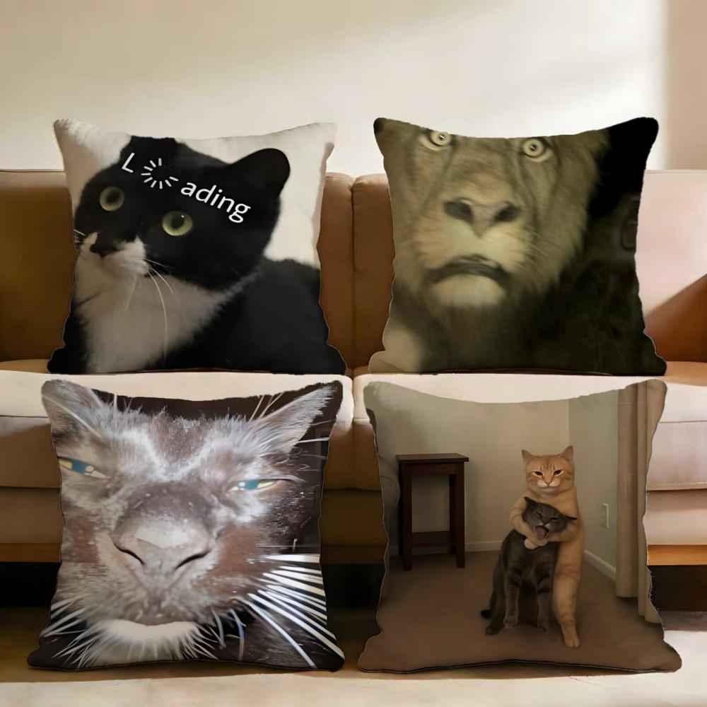 memes1 Cushion Cover Multi-Scene Pillow Cover for Home & Car - Reversible, Soft & Durable for Daily Use