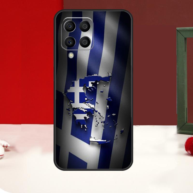 Greece Greek Flag Case For Samsung Galaxy M55 M35 M15 M56 M36 M16 M31 M21 M13 M33 M53 M12 M32 M52 M14 M34 M54