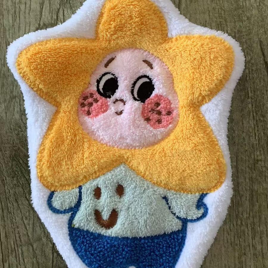 Cute Cartoon Hanging Hand Towel for Kids, Thick Coral Fleece Quick Dry Absorbent Hand Wipes, 20×30cm Kitchen Bathroom Hanging Towels