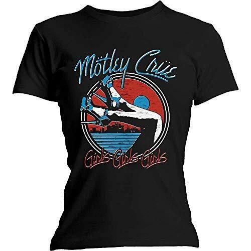 Motley Crue MOTTEE29LB T-Shirt, Black, XL M