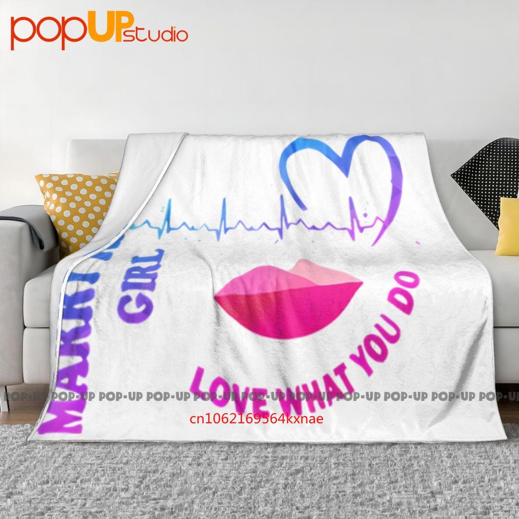 Mary Kay Girl Love What You Do Heartbeat Ultra-Soft Blanket Quilt Winter Sofa Cover Bed Covers