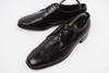 WINDSOR Leather V-Front Plain Toe Dress Shoes Black /26.0cm/(USED)