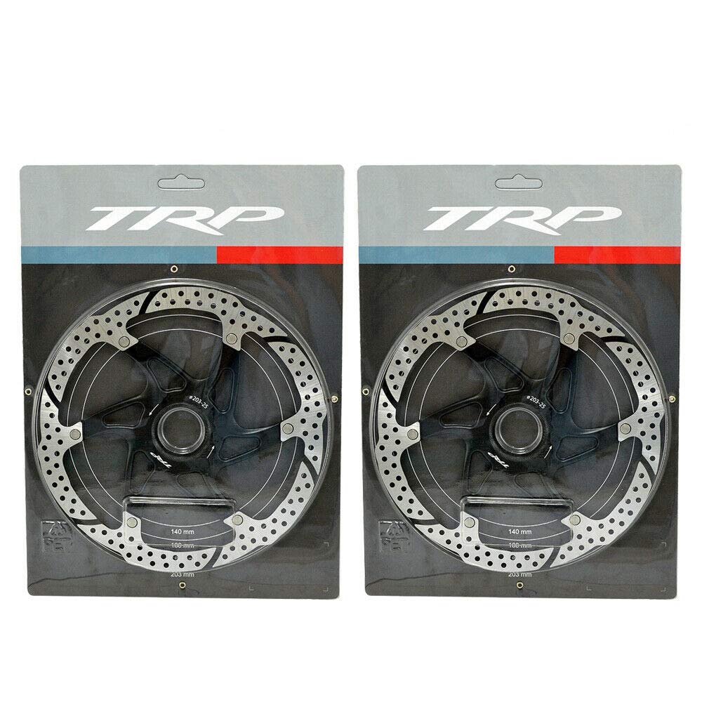 

TRP Heat Dispersion 203mm Centerlock MTB Bike Disc Brake STB2185 TRP-25 Rotor, 2PCS,