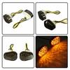 Smoke Lens Motorcycle Turn Signal Lights Waterproof 12 V