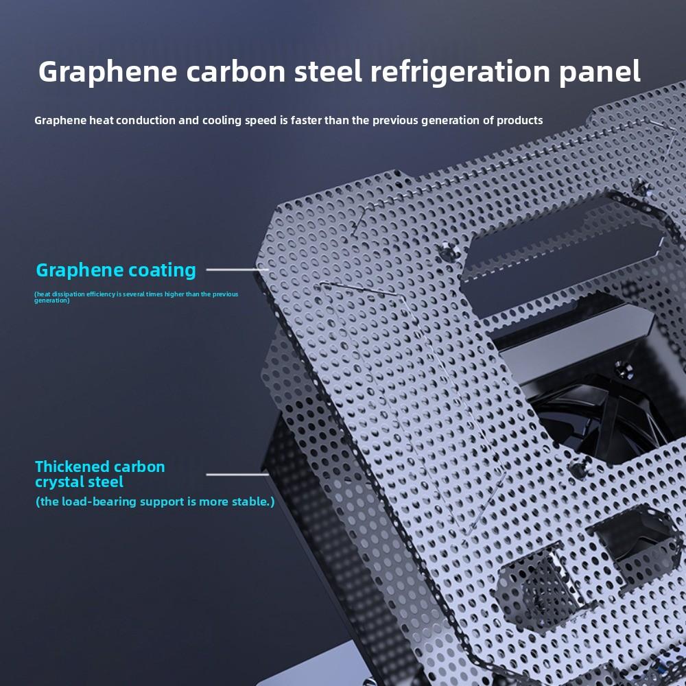 360 ° Rotatable Tablet Cooler Base Stand Adjustable Tablet Radiator Bracket  Tablet/Laptop