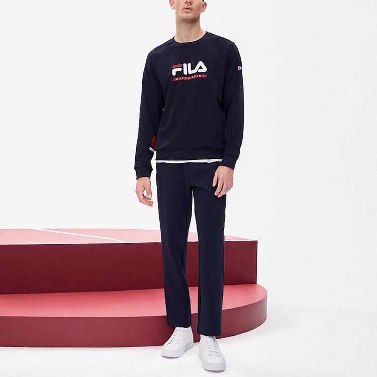 New FILA Athletics Sweatshirt Men's Royal Blue A11M233202FNV