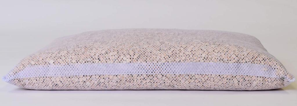 Kiso Crafts Made in Wooden Hinoki Square Ball Mesh Bag Pillow Cover Get Stuffy Pillow, Japan, (Medium), Included, Included, Doesn't