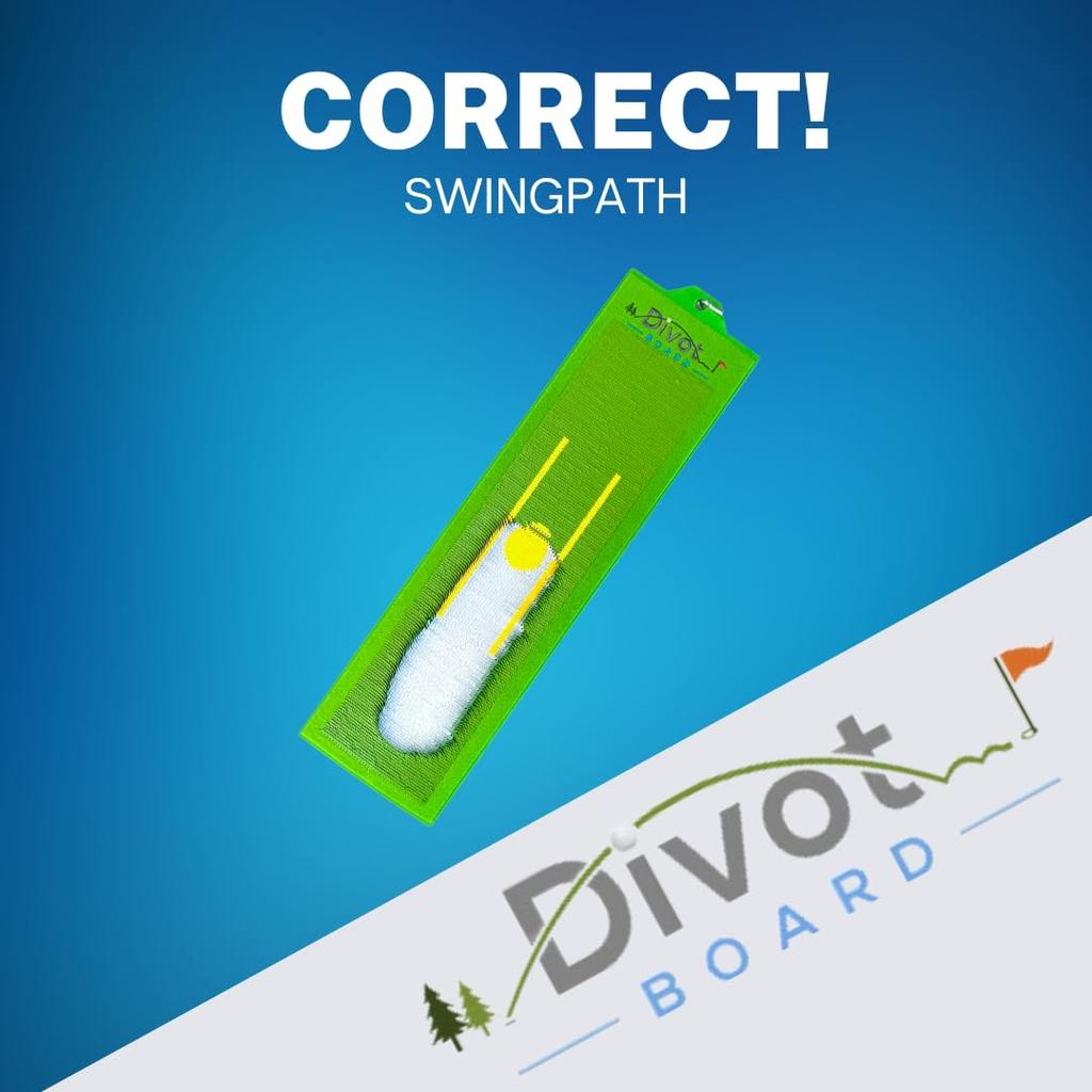 Divot Board Patented Low Point Swing Path Trainer Swing Practice Mat Instant Feedback Anywhere See Your Swing Path Improve Your Skills Every Time You