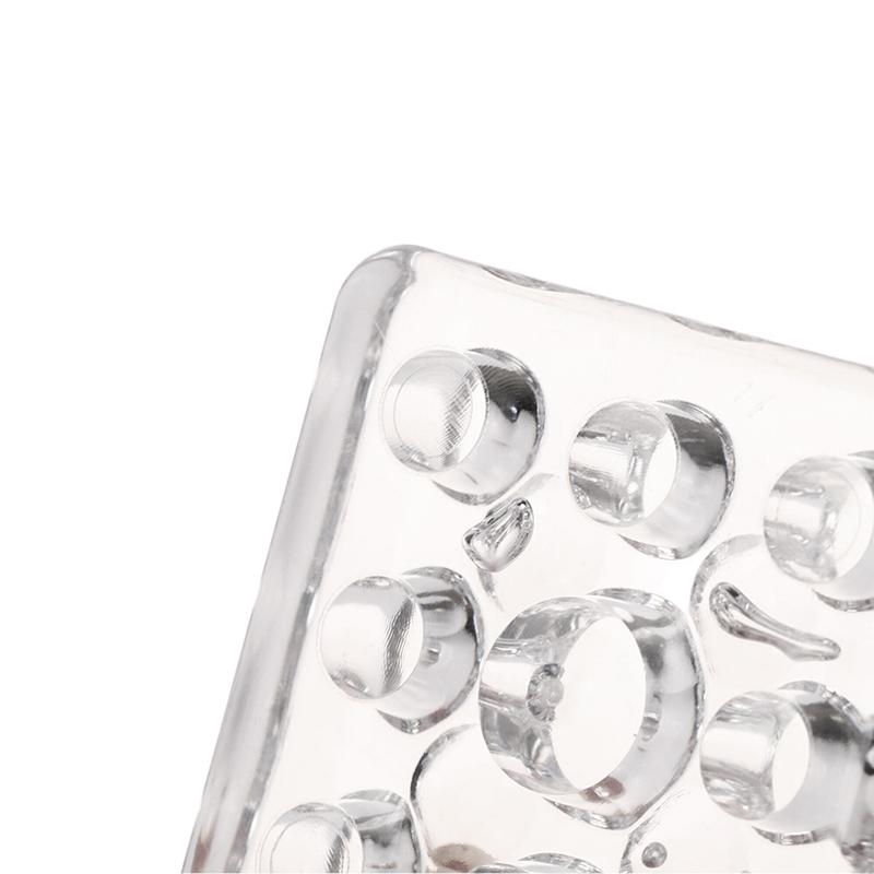 1Pcs  Square Tattoo Ink Cup Stand Holder Permanent Makeup Microblading Pigment Tattoo Storage Caps Rack Tools