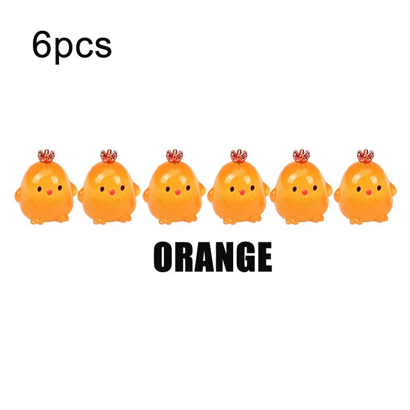 6PCS Driving Assistance Signs Luminous Chicken Safety Points Inside The Car ,Car Point Marking, Car Center Console Decoration