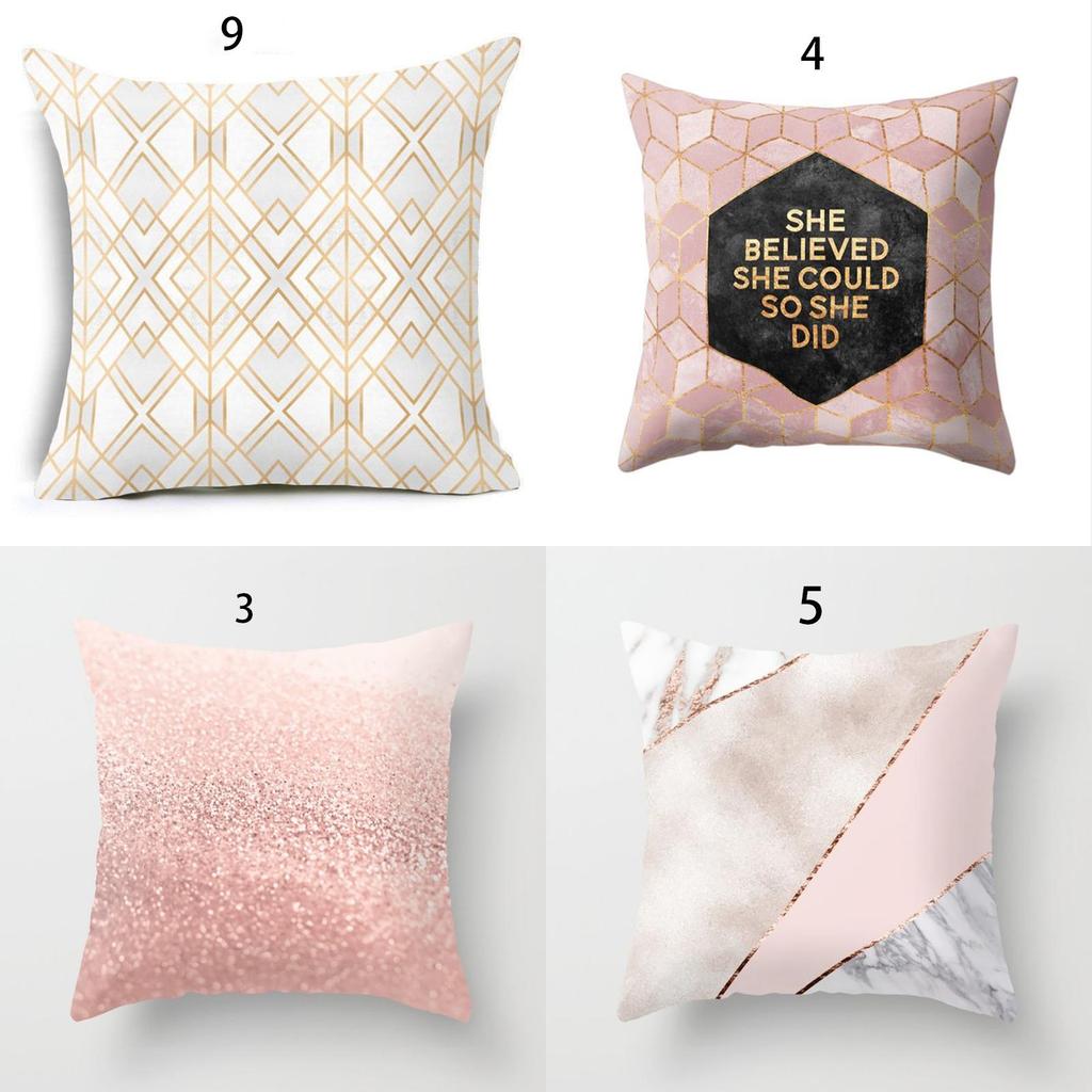 Modern Minimalist Geometric Pattern Pillowcase With Premium Quality Peach Cloth Material