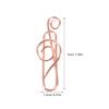 DOITOOL Paper Musical Note Rose document sheet Clips, Design, 50-Pack, Gold. Bookmarks, organizers, stationery, music, piano, music, teacher, student,