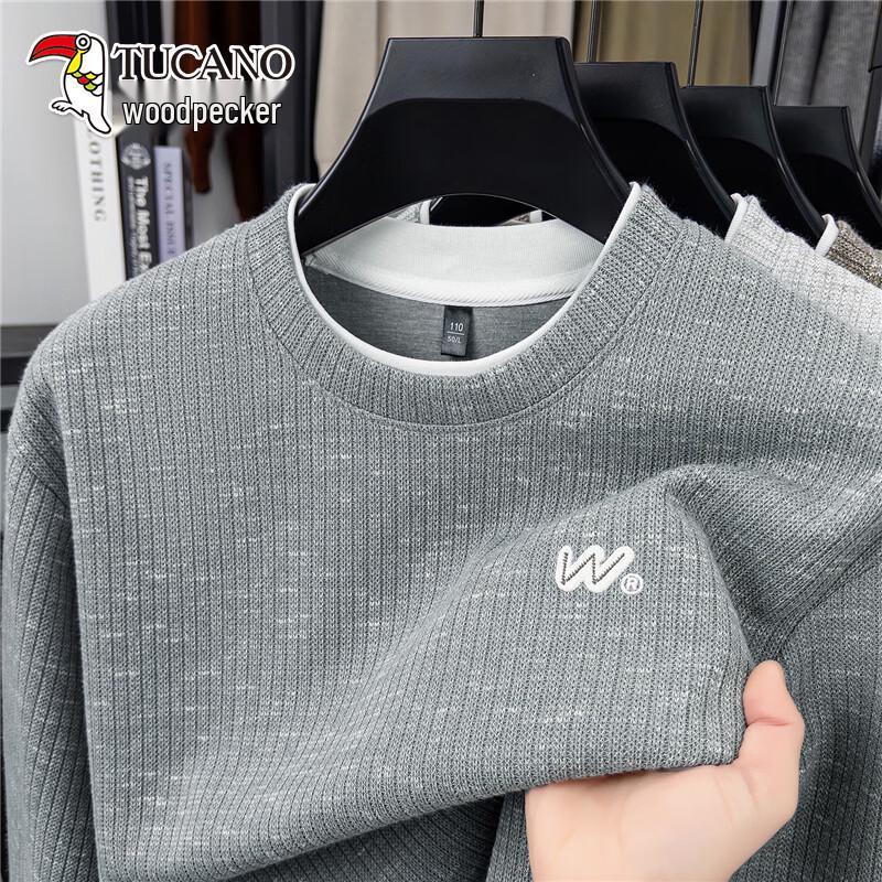 

TUCANO Men s Crew Neck Knit Long Sleeve T-Shirt 52