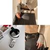 Street Punk Pu Leather Belt For Women And Men Summer 2024 With Metal Pin Buckle