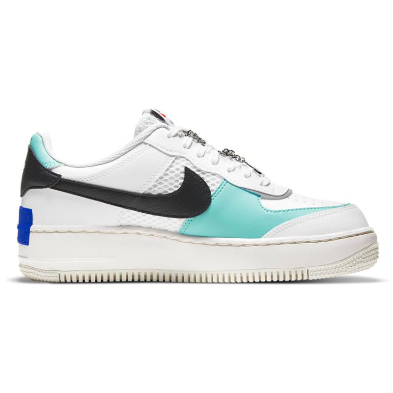 Nike Air Force 1 Low Shadow White Blue Black Women's Sneakers DH1965-100