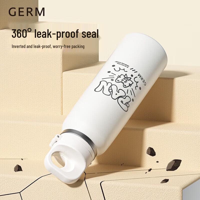 Geni Pan Zhanle Original Hand-Painted Insulated Water Bottle