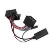 Wireless Audio AUX Cable Connector Bluetooth 5.0 with Microphone Replacement for E46 320i 320ci