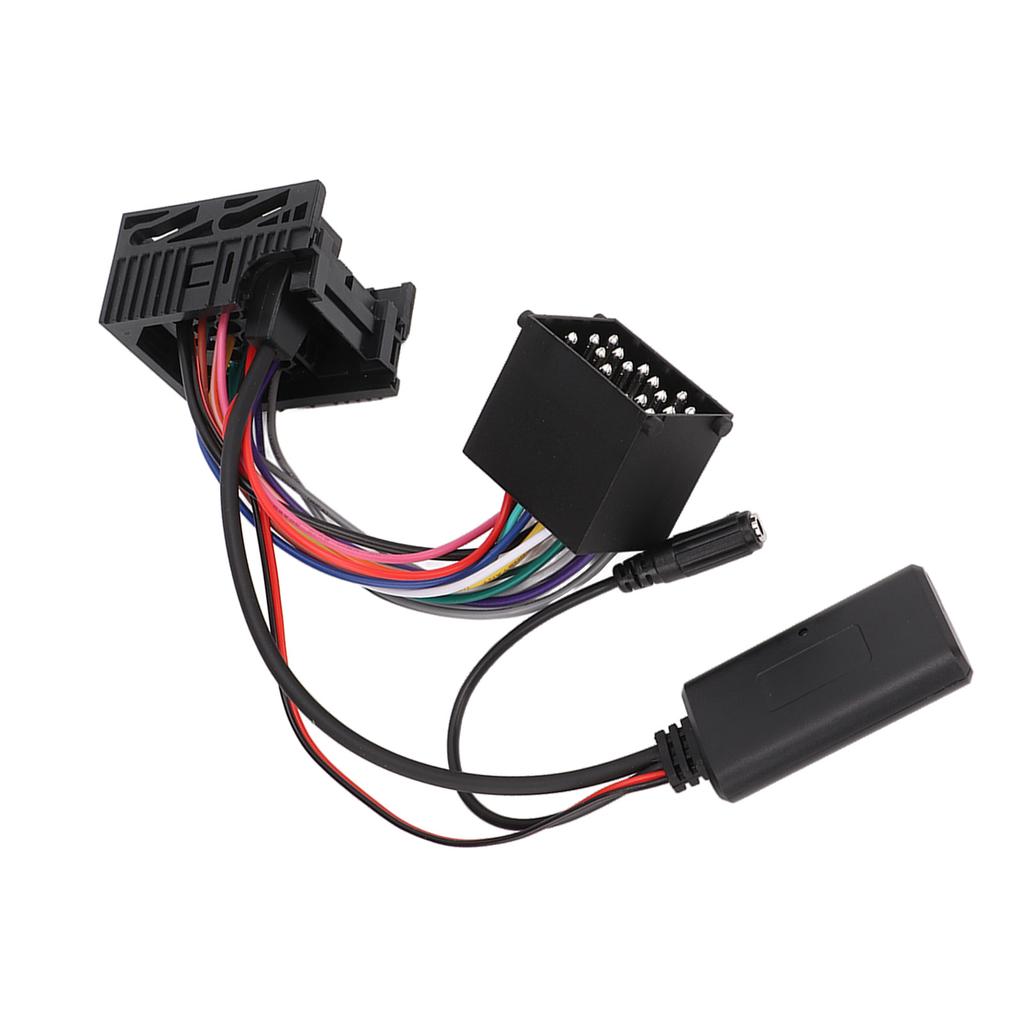 Wireless Audio AUX Cable Connector Bluetooth 5.0 with Microphone Replacement for E46 320i 320ci