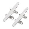 2Pcs 6in Boat Cleat 316 Stainless Steel Heavy Duty Flat Marine Grade Rope Cleat for Yacht Speedboat Cargo Ship