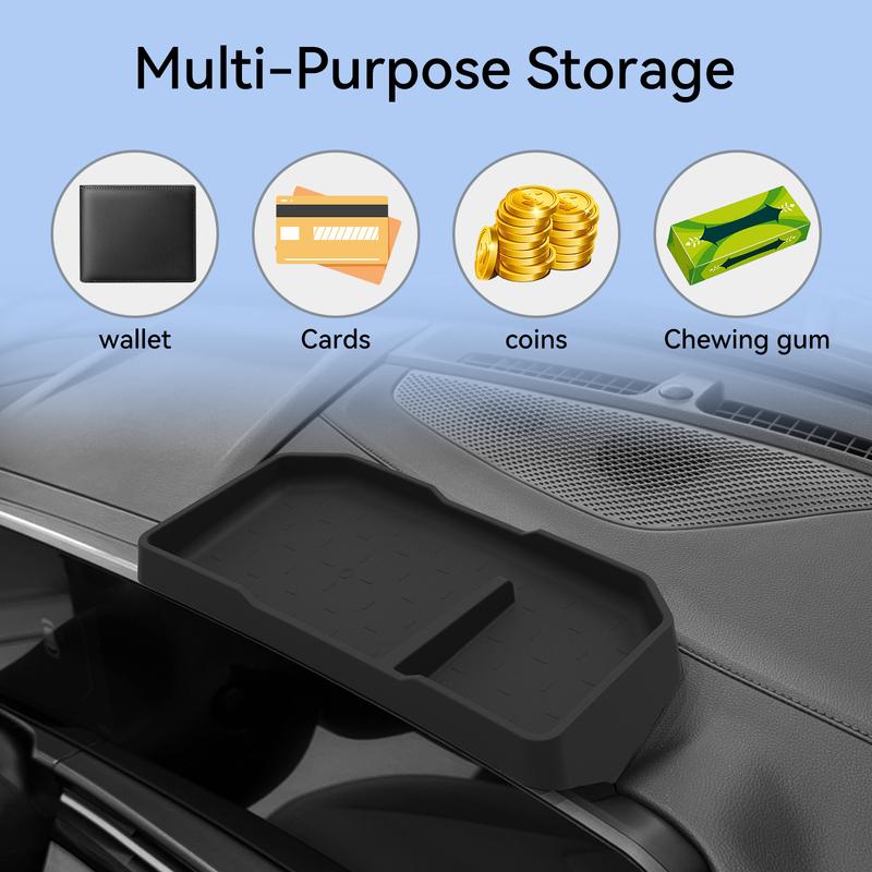 Left Drive for Kia Sportage NQ5 2022-2026 Car Dashboard Tray Display Screen Rear Storage Box Silicone Organizer Accessories