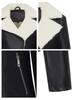Winter Fashion Overcoat Thick Fur One-Piece Large Size Jacket Women's Leather Coat Custom