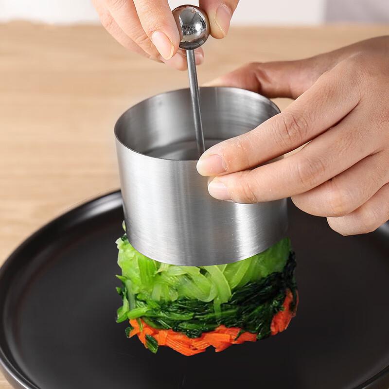 Fanshun Stainless Steel Round Rice Ball & Dessert Molds (3-Piece Set)