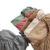 Solid Color Cotton Fitted Sheet & Pillowcase Set - Single Bed Mattress Protector
