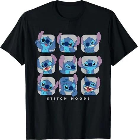 Lilo And Stitch Moods TShirt Size S 4XL Gift For Friends S