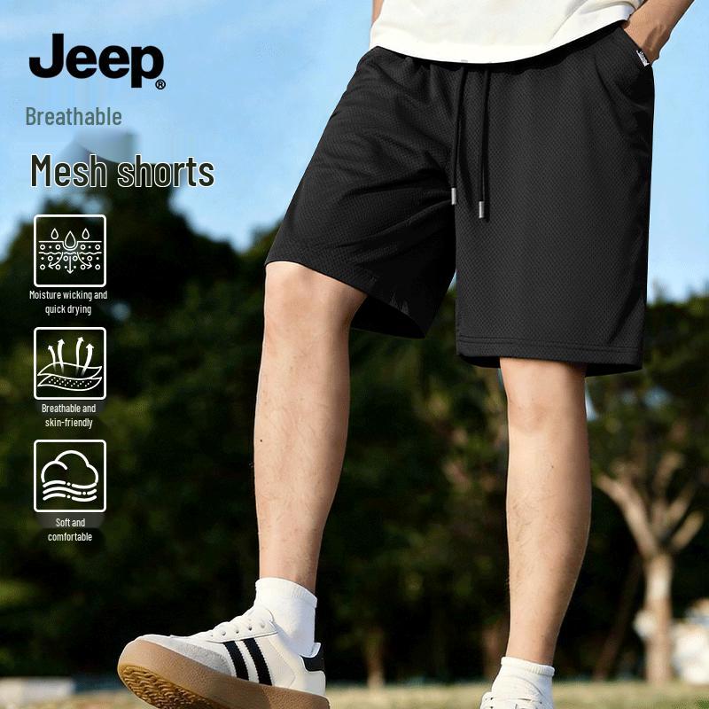 JEEP Men s Quick-Dry Mesh Sports Casual Shorts 2XL