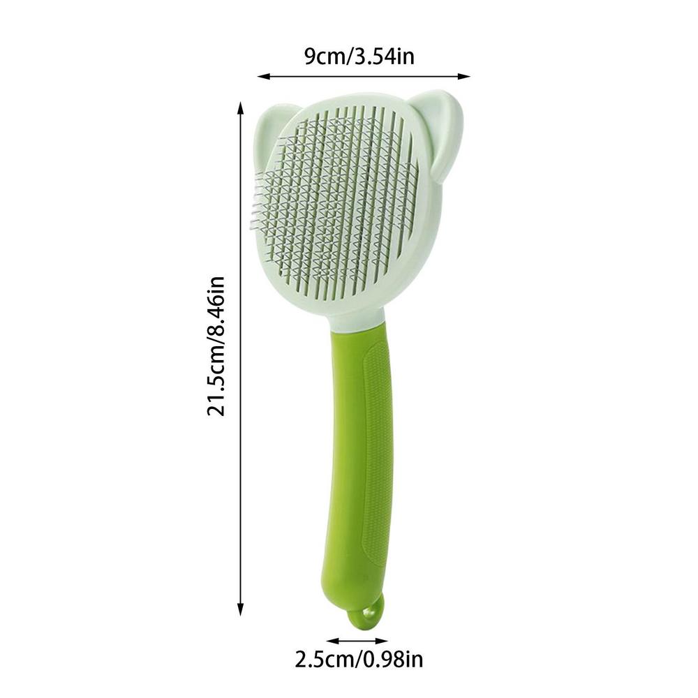 Cat Brushes For Indoor Cats Cat Slicker Brush Self Cleaning One-Click Cleaning Cat Brush For Long Or Short Haired Cats Cat Comb