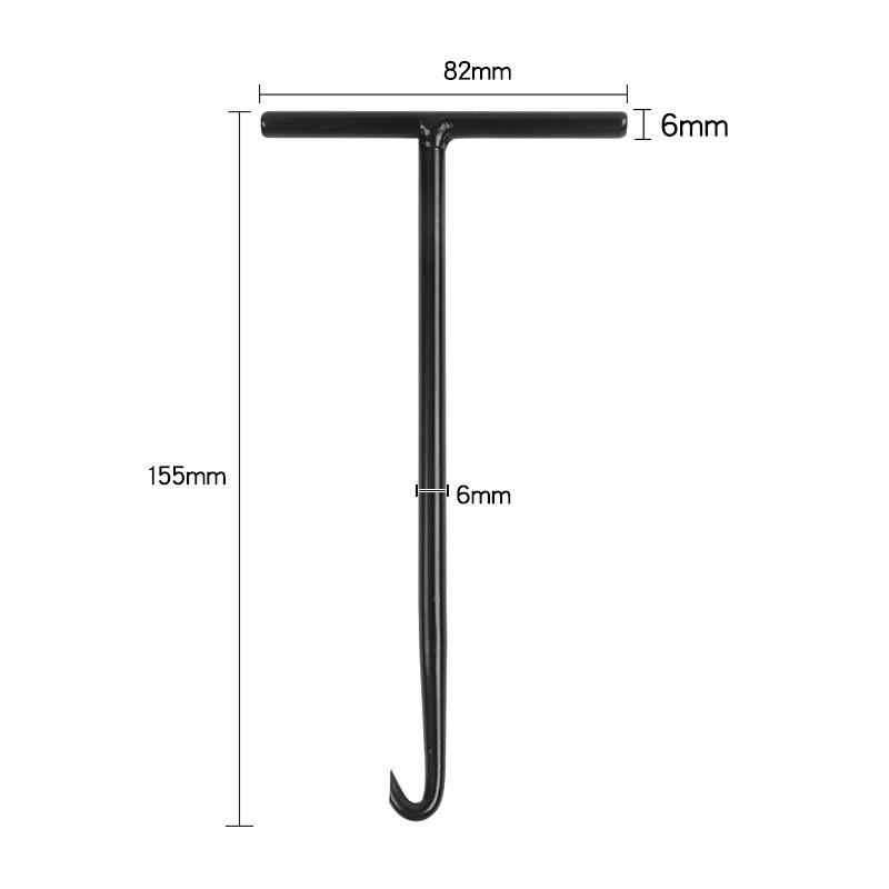 1 Pièce Extracteur de Ressorts d'Échappement Outil de Réparation Pour Retrait de Ressorts Crochet de Ressort d'Échappement de Moto Poignée en T Crochets d'Installation