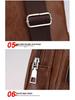 Men's Korean Style Multifunctional Crossbody Chest Bag and Waist Backpack for Outdoors