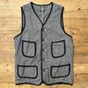 [USED] WASTE TWICE Beach Cloth Vest Gilet Linen