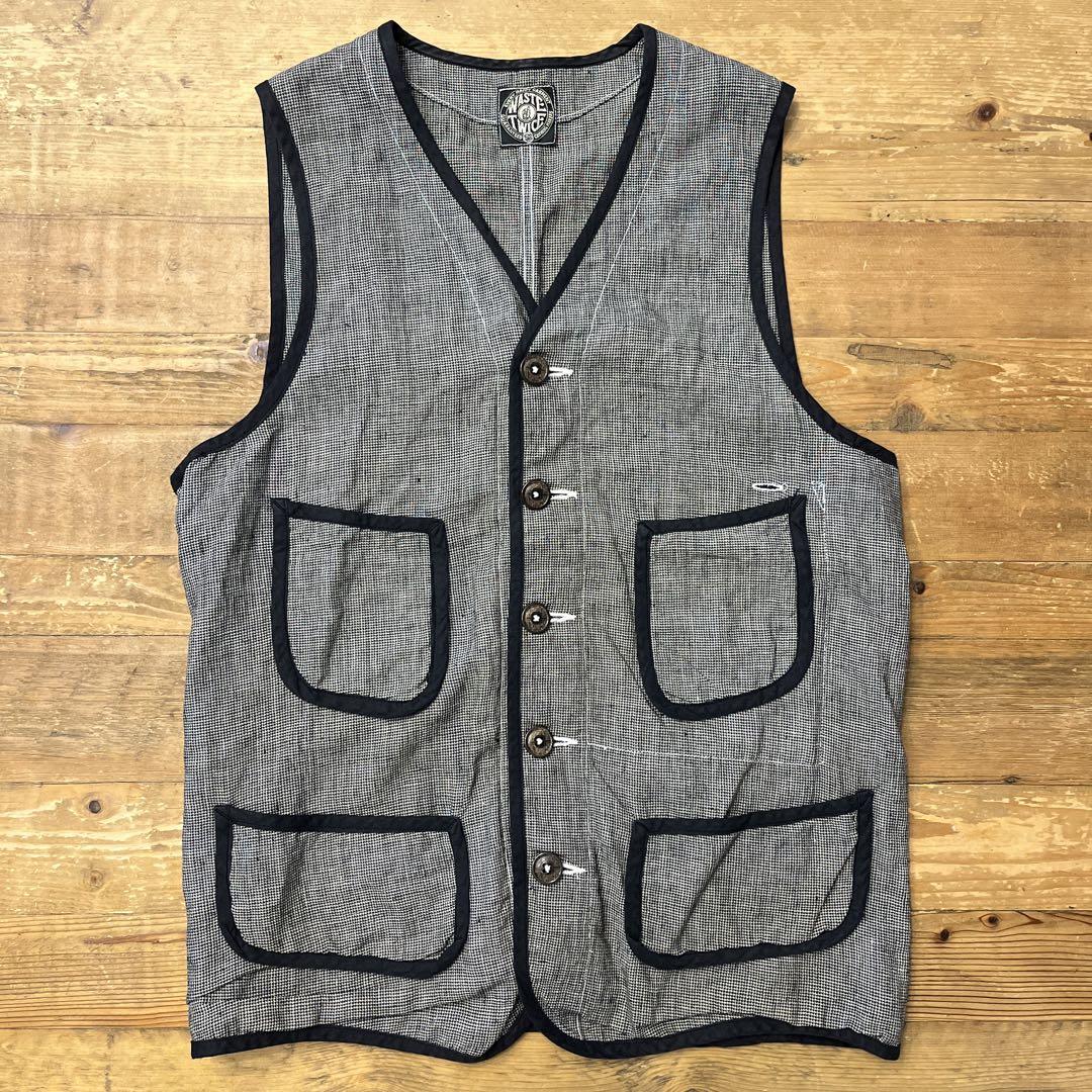 

[Б/У] WASTE TWICE Жилет из пляжной ткани Льняной