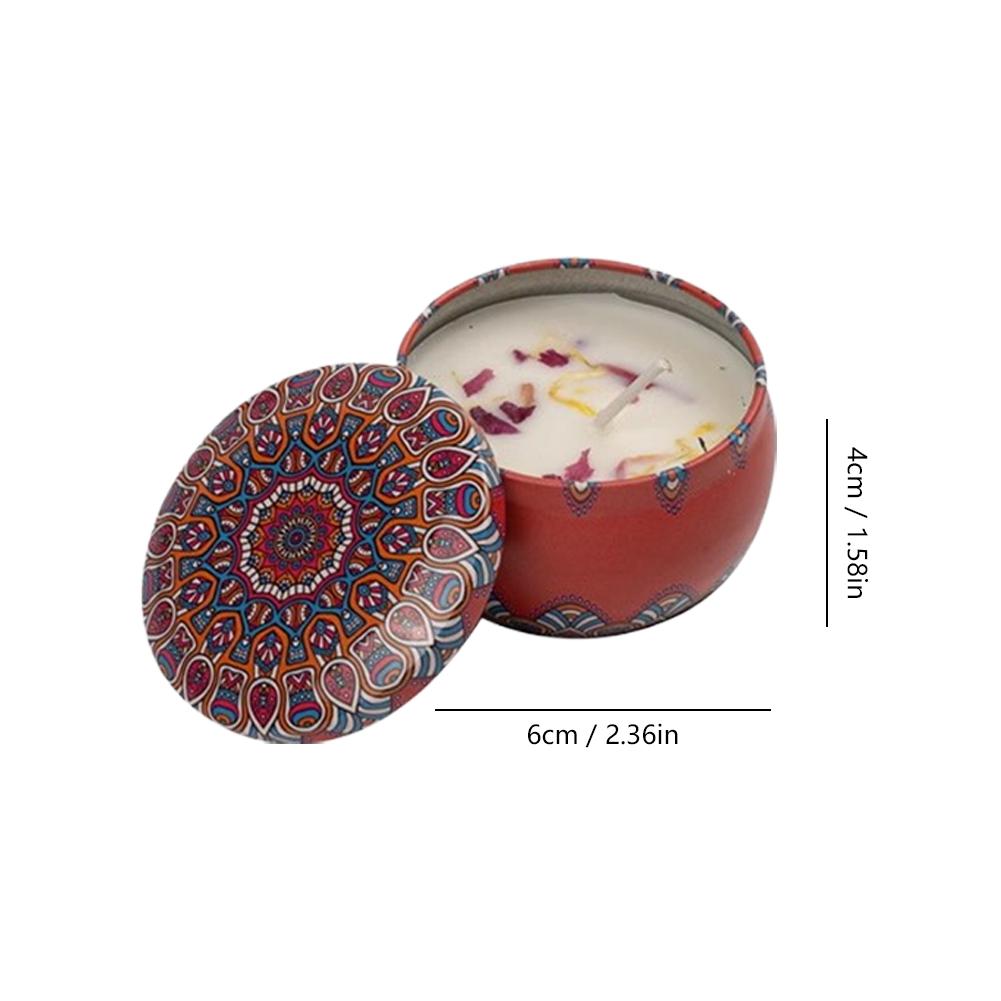 Dried Flower Aromatherapy Candle Smokeless Soy Wax Makou Can Household Scented Candles Perfect Birthday Gift with Souvenirs